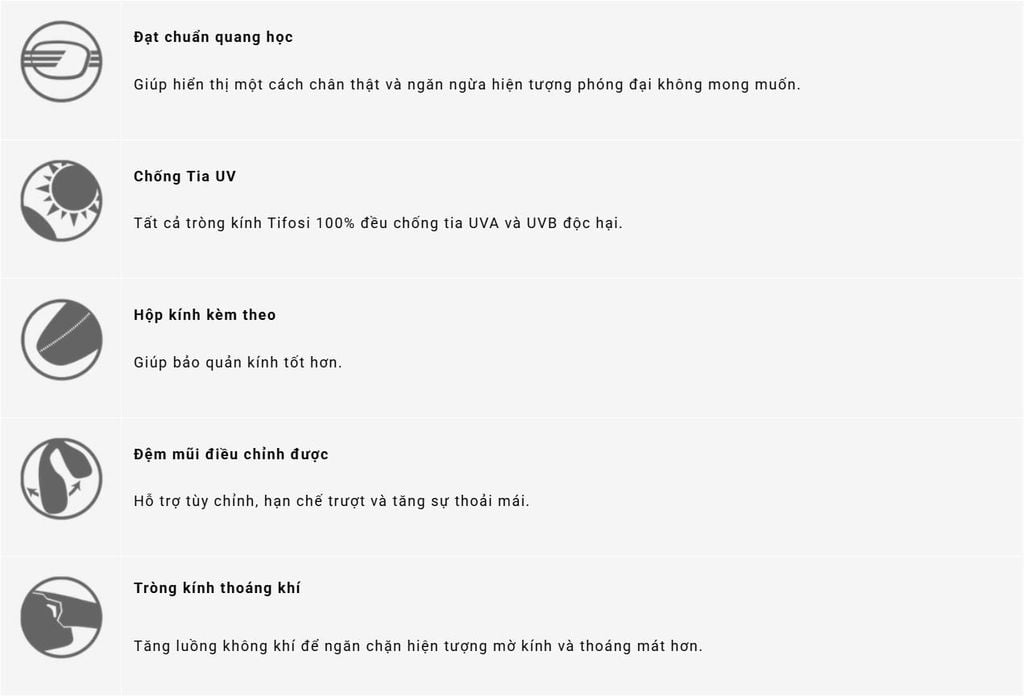 Mắt kính thể thao Tifosi Crit