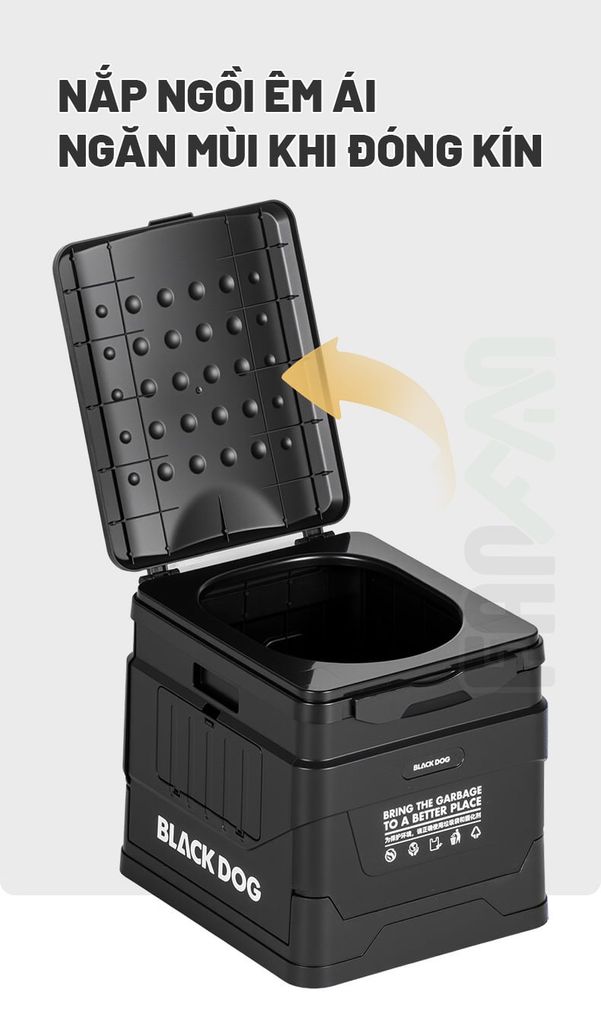 Toilet di động xếp gọn BLACKDOG CBD2550PJ079