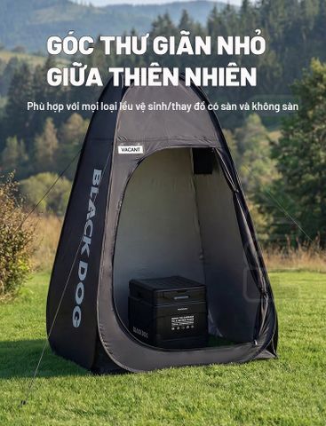 Toilet di động xếp gọn BLACKDOG CBD2550PJ079