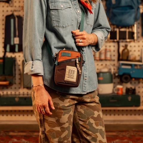 Topo Designs Mini Shoulder Bag 1L Túi đeo chéo nhỏ gọn hàng ngày
