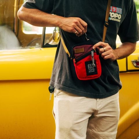 Topo Designs Mini Shoulder Bag 1L Túi đeo chéo nhỏ gọn hàng ngày