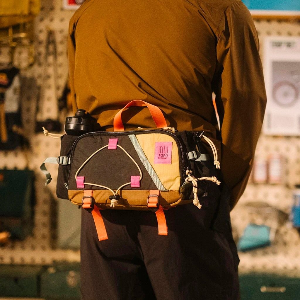 Topo Designs Mountain Hydro Hip Pack 4.4L Túi đeo hông, đeo chéo đa năng