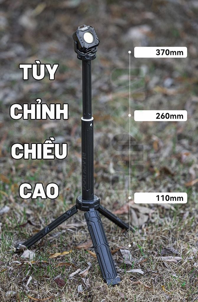 Tripod chân đèn cắm trại tăng giảm độ cao Blackdog CBD2550PJ061