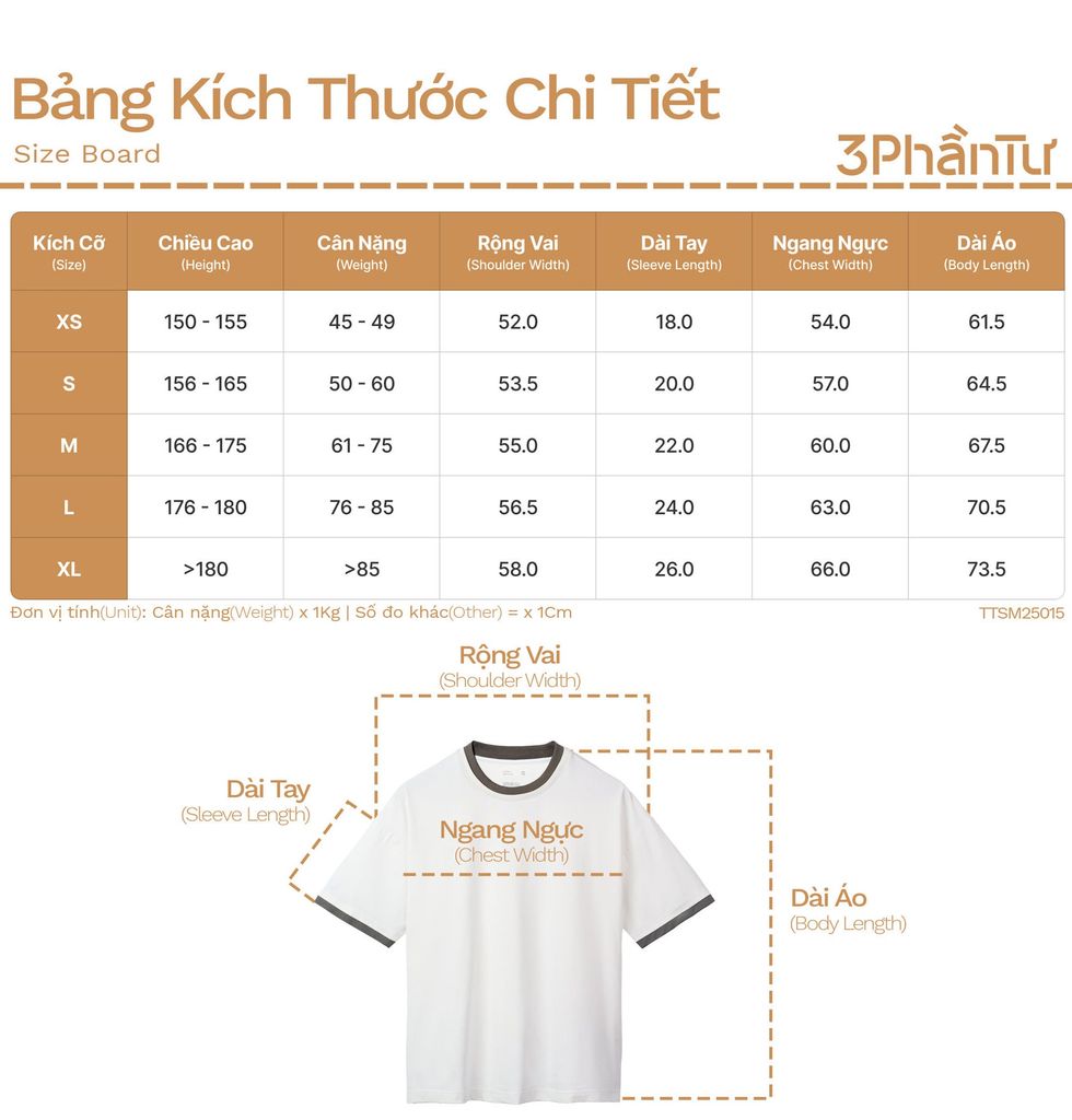 Áo Thun Dáng Relax Vải Sorona Phối Bo - TTSM25015