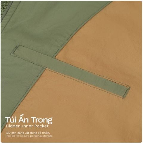 Áo Gi-lê Đa Năng Có Thể Mặc 2 Mặt Vải Taslan - OGLM24001