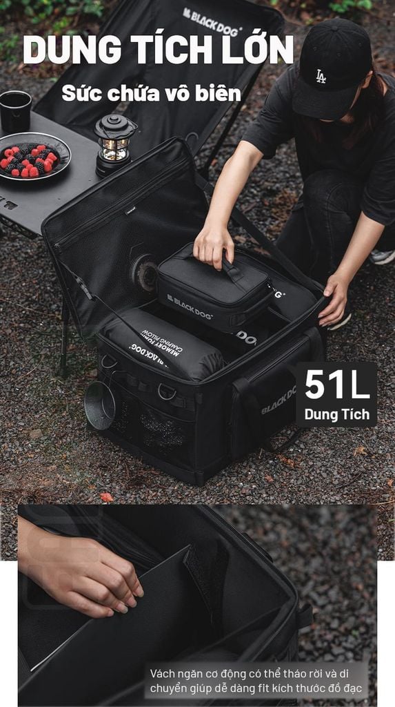 Túi Tactical đựng đồ camping Blackdog CBD2450XB016