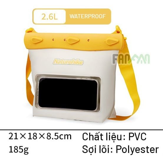 Túi đeo chéo chống nước Naturehike CNK2300BS016