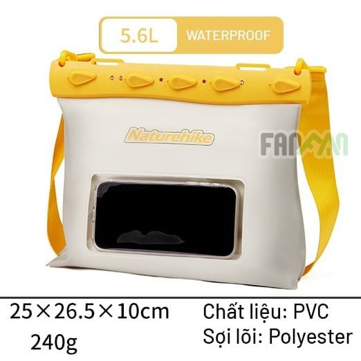 Túi đeo chéo chống nước Naturehike CNK2300BS016