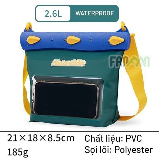 Túi đeo chéo chống nước Naturehike CNK2300BS016