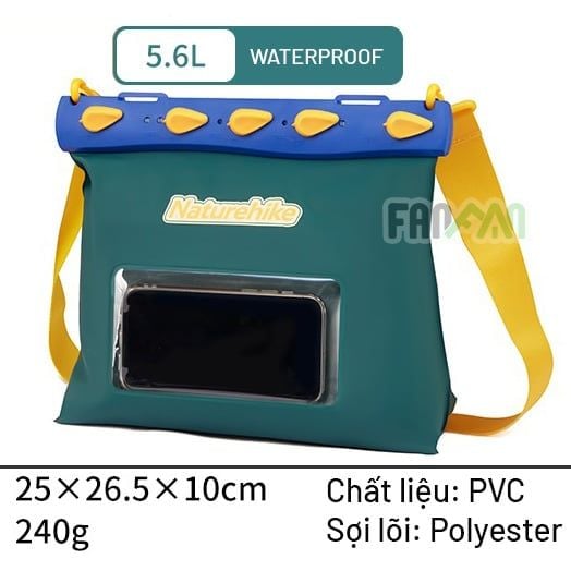 Túi đeo chéo chống nước Naturehike CNK2300BS016