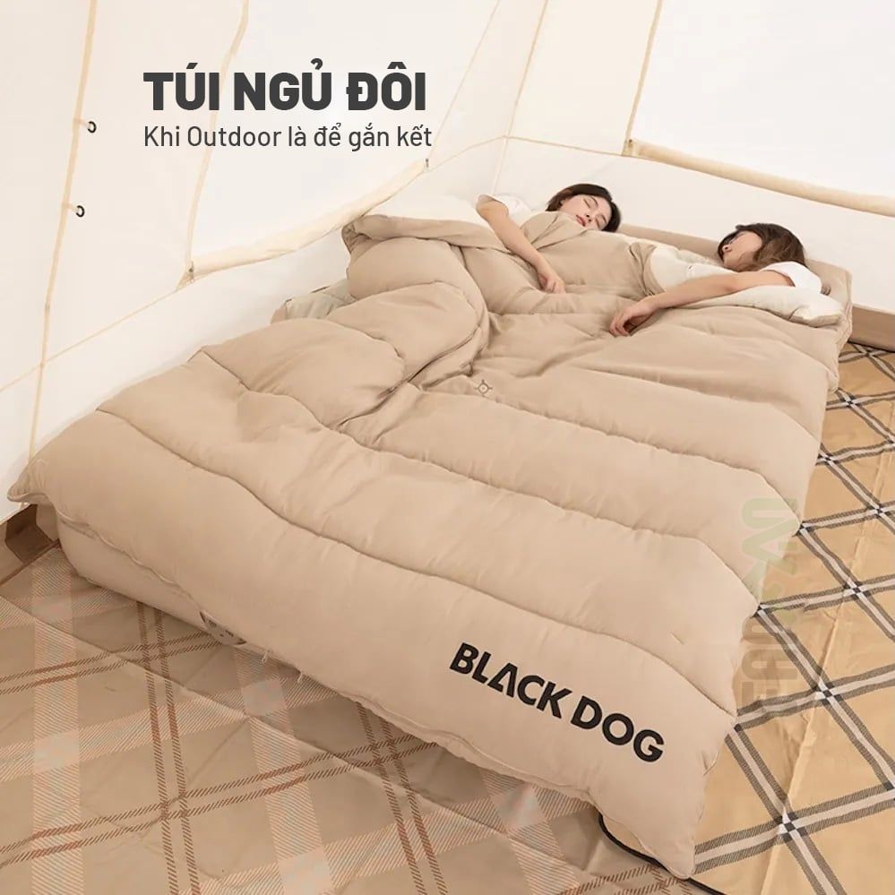 Túi ngủ chữ nhật 1-2 người BLACKDOG CBD2550WS052 / CBD2550WS056