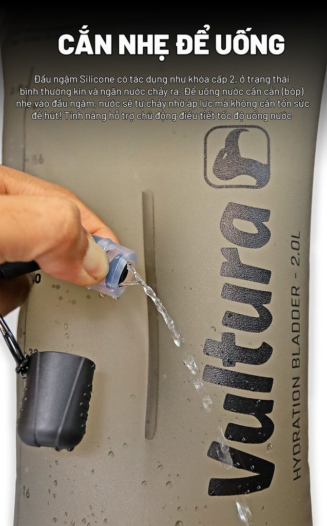 Túi nước ba lô Vultura Hydration Bladder HY1500/2000