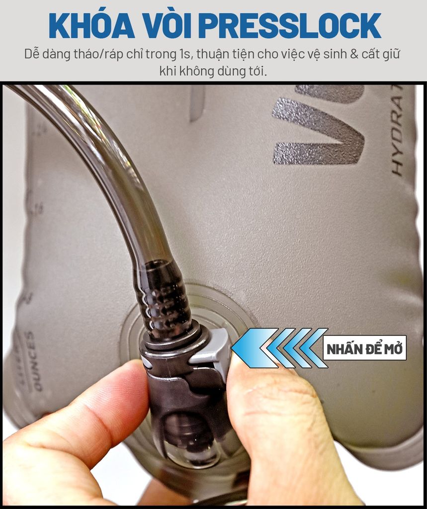 Túi nước ba lô Vultura Hydration Bladder HY1500/2000