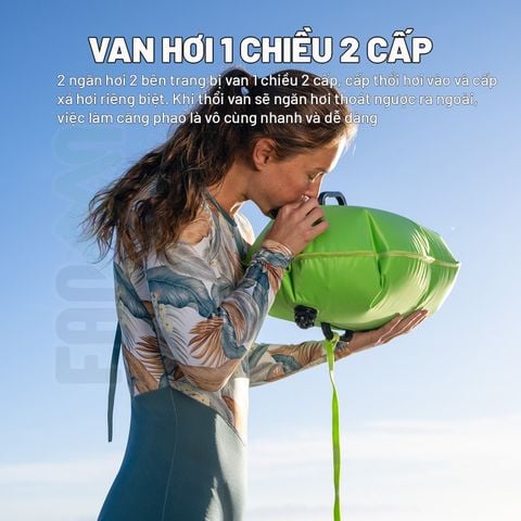 Túi phao bơi kiêm đựng đồ chống nước Naturehike 18L NH17S001-G