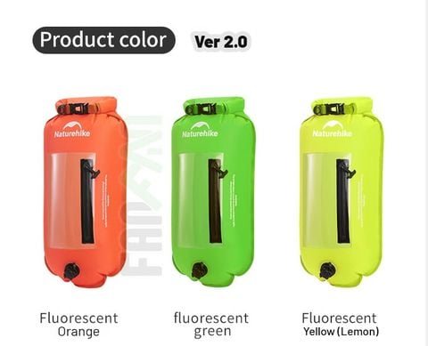 Túi phao bơi kiêm đựng đồ chống nước Naturehike 18L NH17S001-G