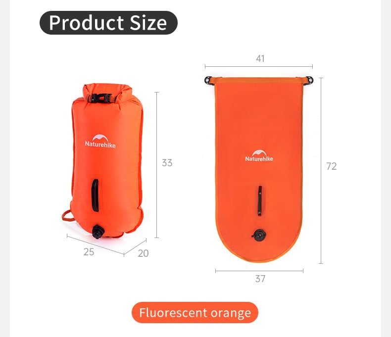 Túi phao bơi chống nước Naturehike 18L NH17S001-G