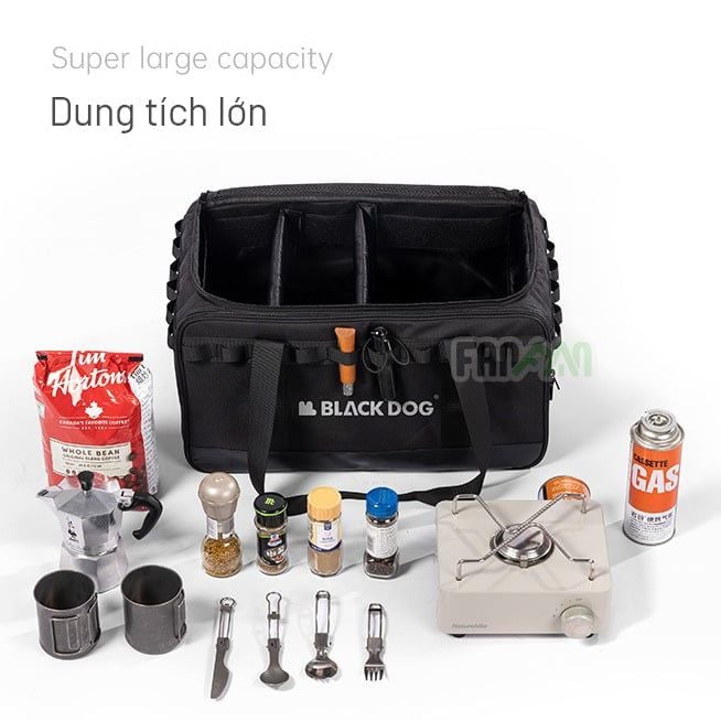 Túi trống 30L đựng đồ dã ngoại, cắm trại đa năng BLACKDOG BD-SNB002