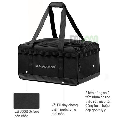 Túi trống 30L đựng đồ dã ngoại, cắm trại đa năng BLACKDOG BD-SNB002