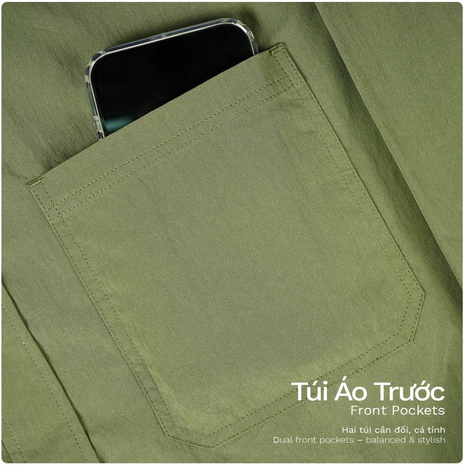 Áo Sơ Mi Dáng Regular Tay Dài - TSTM24004