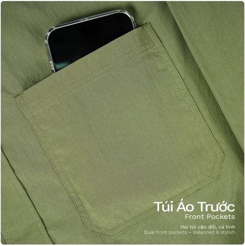 Áo Sơ Mi Dáng Regular Tay Dài - TSTM24004