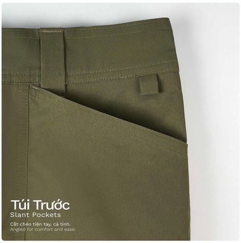Quần Dài Work-wear Ống Đứng Vải Elasterell-P Dệt Chéo - BWPM24001