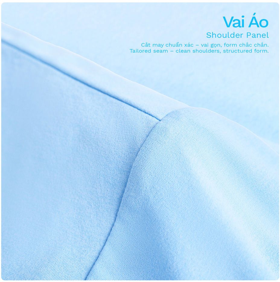 Áo Thun Dáng Relax Vải Sorona Co giãn Thoáng Khí - TTSM24010
