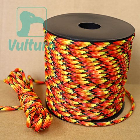 Cuộn 50m dây dù 9 lõi Paracord 550 Vultura VTR-RO2501
