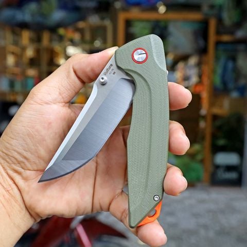 Vultura KZ-09 Kestrel Dao xếp EDC thép D2, ốp G10, lưỡi Tanto