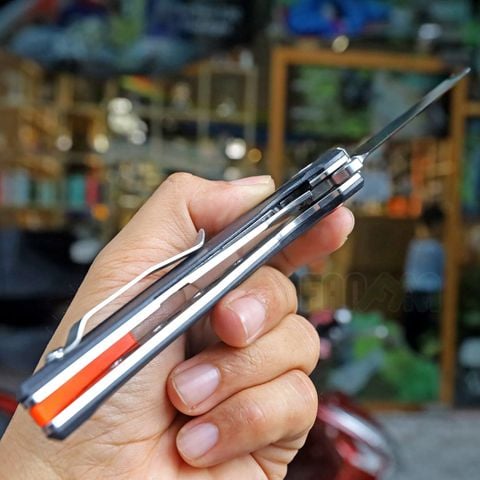 Vultura KZ-09 Kestrel Dao xếp EDC thép D2, ốp G10, lưỡi Tanto