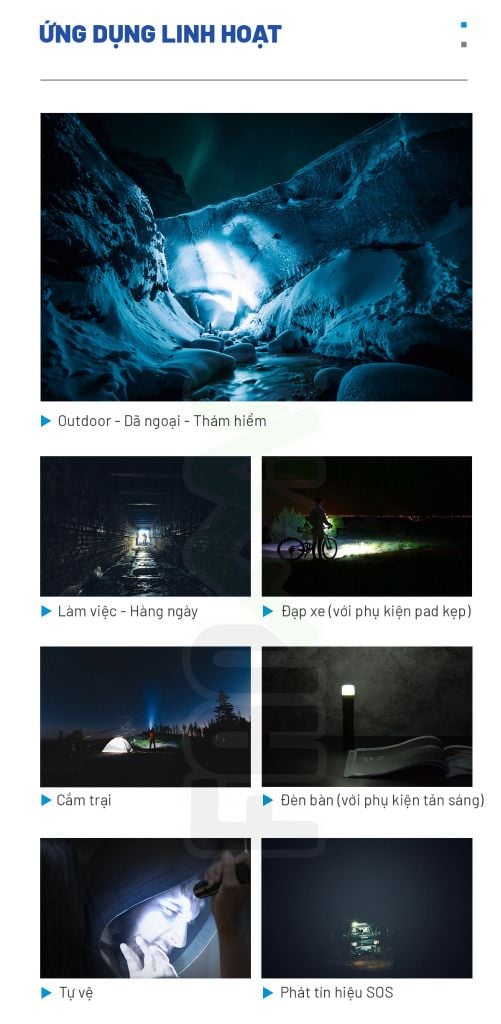 Wuben C3 đèn pin EDC đa năng