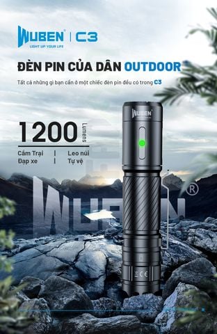 Wuben C3 đèn pin EDC đa năng