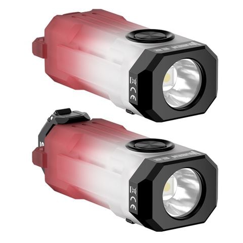 Wuben E2 Đèn pin EDC dây chuyền móc khóa 150LMs, chất liệu dạ quang