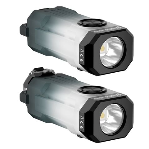 Wuben E2 Đèn pin EDC dây chuyền móc khóa 150LMs, chất liệu dạ quang