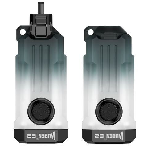 Wuben E2 Đèn pin EDC dây chuyền móc khóa 150LMs, chất liệu dạ quang