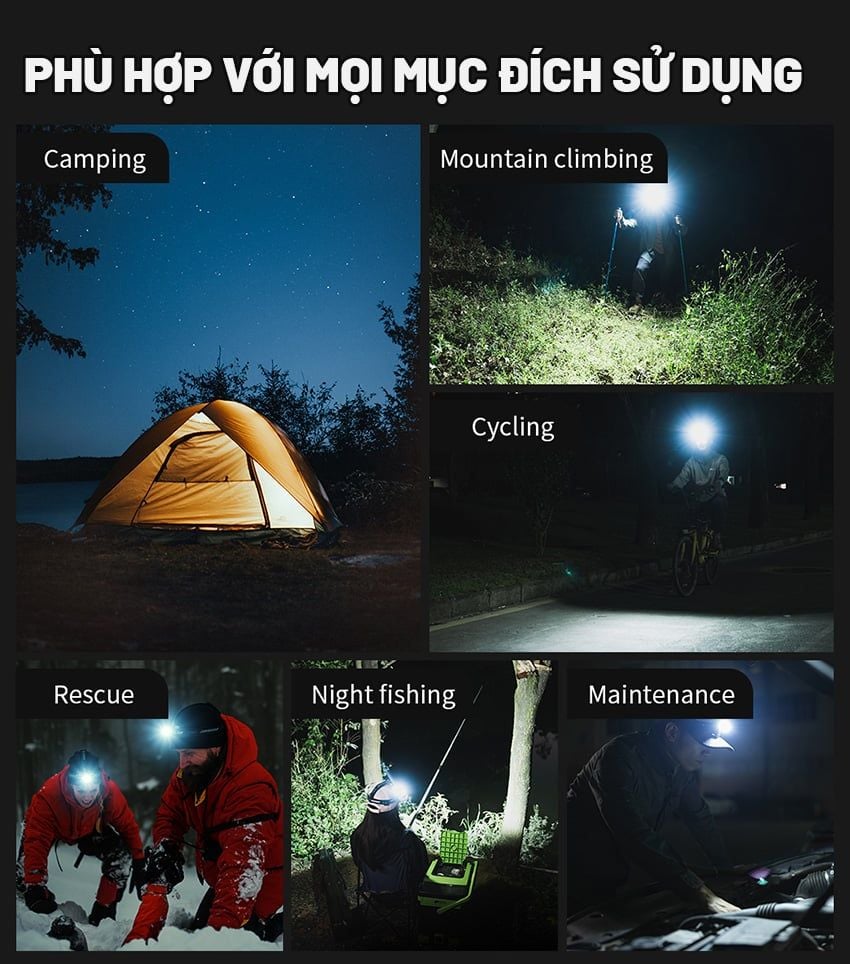 Wuben E7 Đèn pin EDC biến hình đa năng