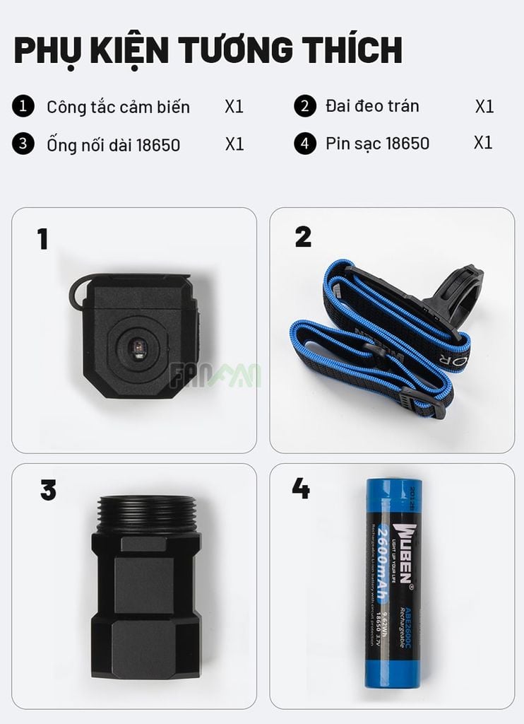 Wuben E7 Đèn pin EDC biến hình đa năng