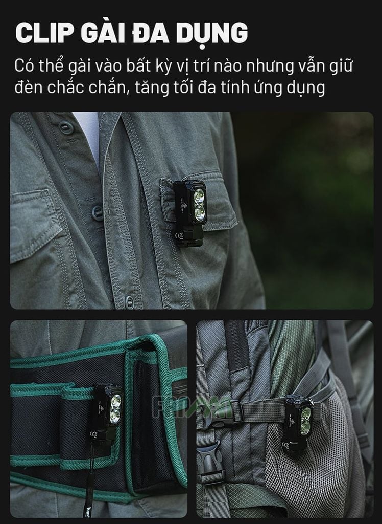 Wuben E7 Đèn pin EDC biến hình đa năng