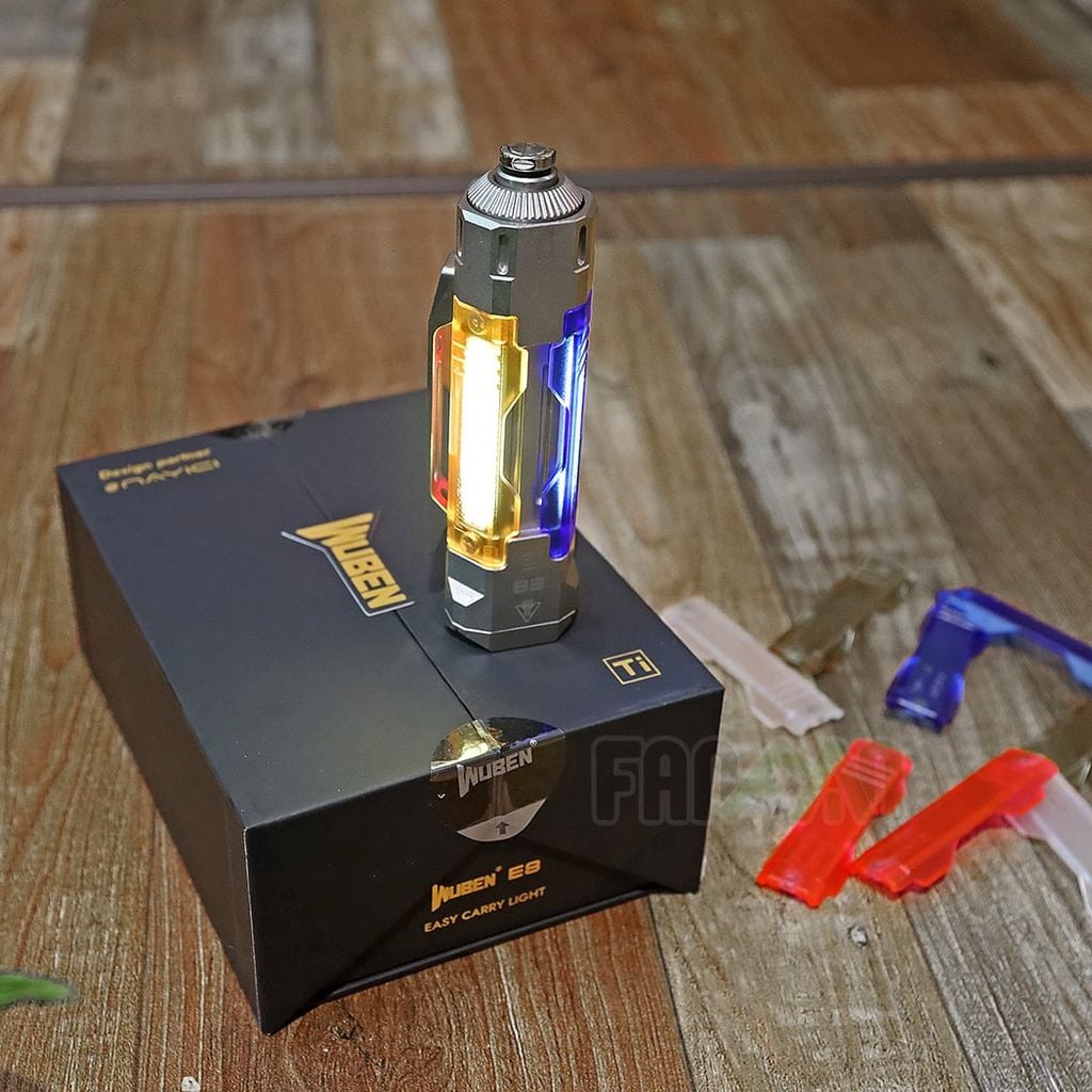Wuben E8 đèn pin EDC bỏ túi 1300 lumens cao cấp