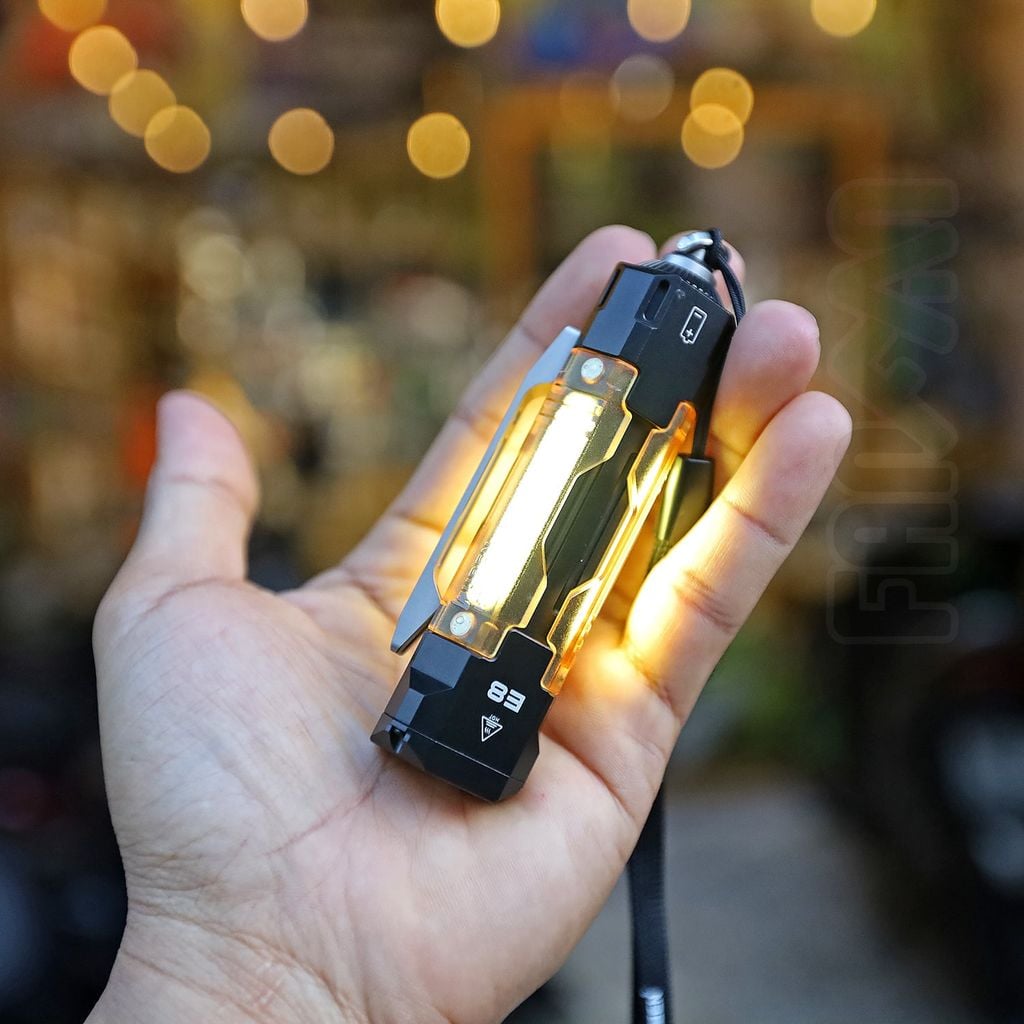 Wuben E8 đèn pin EDC bỏ túi 1300 lumens cao cấp