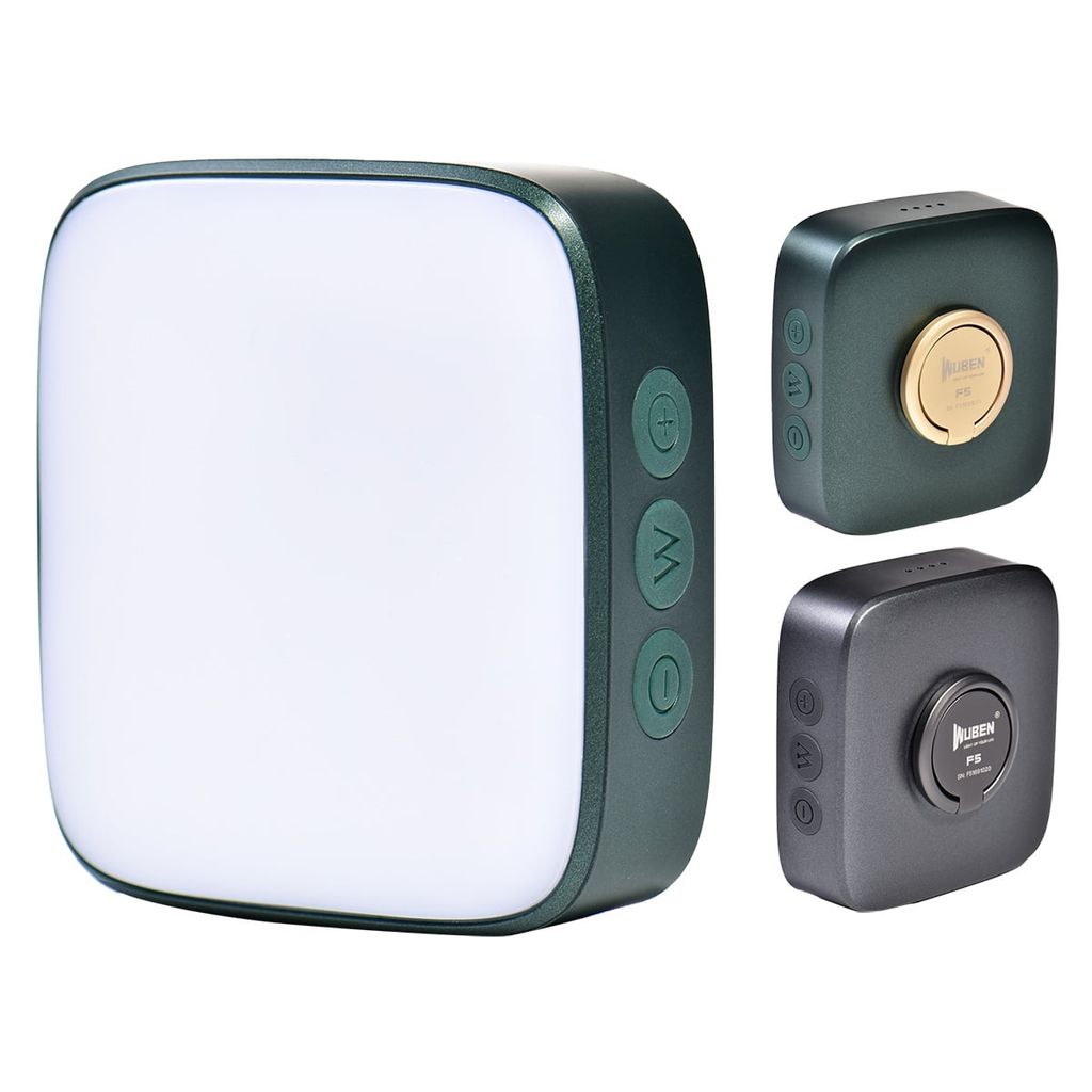 Wuben F5 Đèn pin vuông trợ sáng cắm trại 500 Lumens kiêm sạc dự phòng
