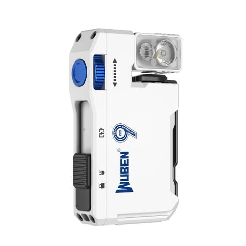 Wuben G5 đèn pin móc khóa xoay đầu đa năng