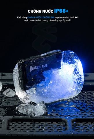 Wuben G5 đèn pin móc khóa xoay đầu đa năng