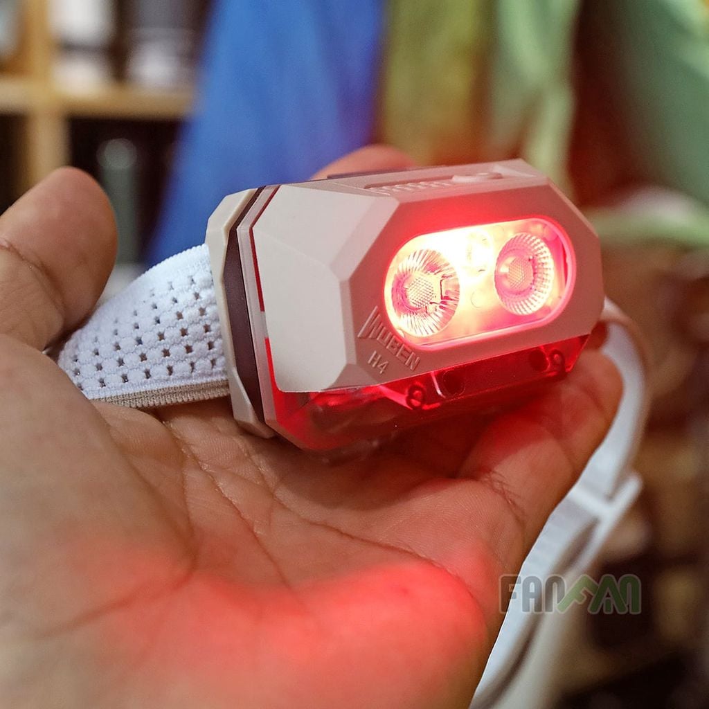 Wuben H4 Siêu đèn pin đội đầu chạy trail