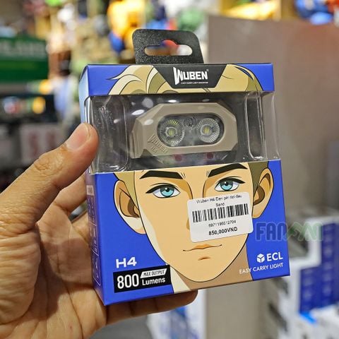 Wuben H4 Siêu đèn pin đội đầu chạy trail