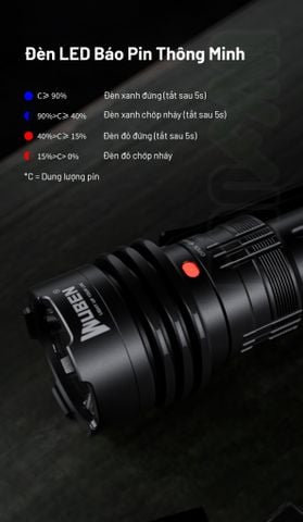 Wuben T1 Đèn pin Tactical tác chiến chuyên dụng