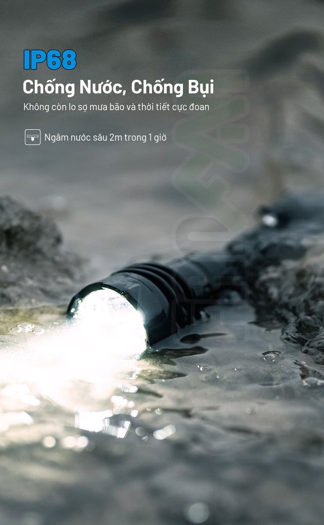 Wuben T1 Đèn pin Tactical tác chiến chuyên dụng