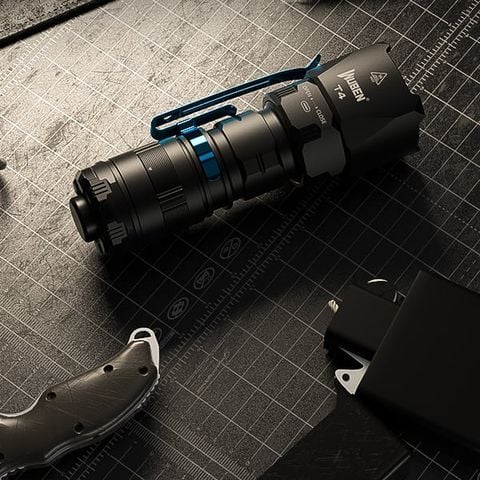 Wuben T4 đèn pin tác chiến Tactical nhỏ gọn (Tặng kèm Tac-ring)