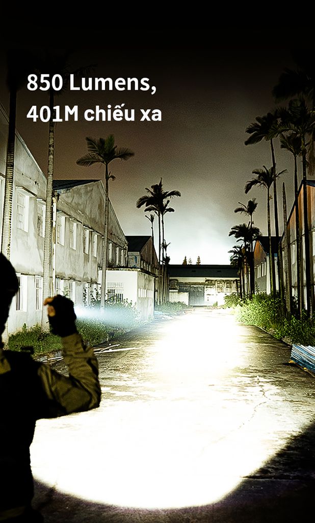 Wuben T4 đèn pin tác chiến Tactical nhỏ gọn (Tặng kèm Tac-ring)