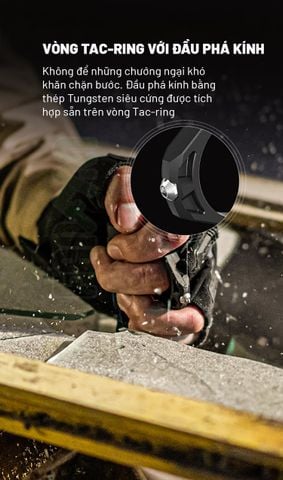 Wuben T4 đèn pin tác chiến Tactical nhỏ gọn (Tặng kèm Tac-ring)
