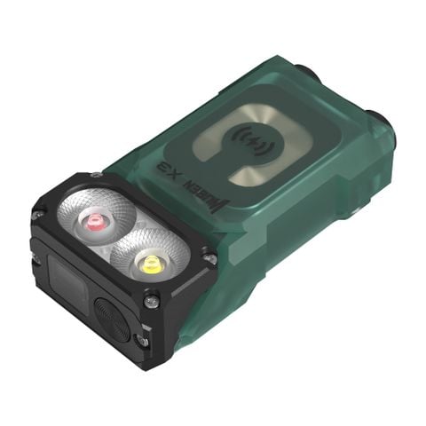 Wuben X3 Pro đèn pin EDC cú vọ xoay đầu đa năng kèm hộp sạc